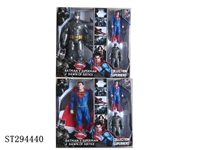 ST294440 - 1*6" BATMAN VS SUPERMAN WITH LIGHT + 1*12" ATMAN VS SUPERMAN WITH LIGHT AND SOUND