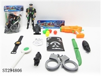 ST294806 - 警察小套装乒乓枪