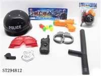 ST294812 - 警察大套装（黑警察帽）