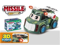 ST296842 - B/O ARMORED CAR W/3D LIGTH