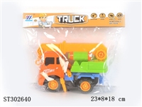 ST302640 - DIY吊车惯性拆装卡通工程车（四色混装）