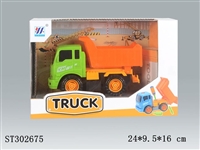 ST302675 - DIY自卸卡车惯性拆装卡通工程车（四色混装）