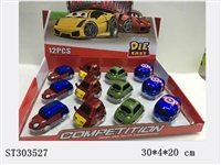 ST303527 - 12只展示盒美国队长回力合金车