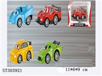 ST303921 - 1只Q版卡通回力合金车