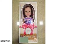 ST309651 - 14寸实身肥童/灯光音乐/美国女孩娃娃