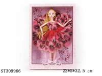 ST309966 - 11.5寸12关节可儿孔雀裙芭比