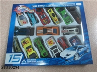 ST310294 - 合金车15只装/跑车+方程