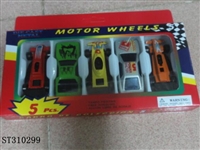 ST310299 - 合金车5只装/跑车+方程车