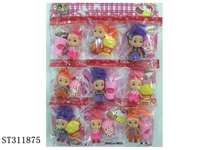 ST311875 - 2.5" STRAWBERRY DOLL WITH ACCESSORIES