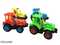 ST314438 - PULL-BACK FARMER CAR