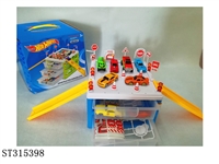 ST315398 - 1:64 SLIDING DIE CAST CAR SET WITH 8PCS OF CARS