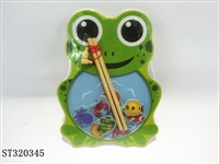ST320345 - 木质青蛙双杆钓鱼