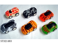 ST321483 - ANIMAL PATTERN PULL BACK CAR