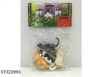 ST322994 - 3.5寸4款猫/PVC