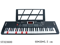 ST323600 - 61键黑色电子琴带麦/键盘灯/USB线