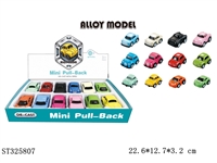 ST325807 - MINI PULL BACK DIE CAST CAR