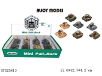 ST325810 - MINI PULL BACK DIE CAST TANK