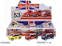 ST325863 - PULL BACK DIE CAST MINI CAR