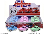 ST325866 - PULL BACK DIE CAST CLASSIC CAR