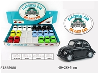 ST325988 - PULL BACK DIE CAST CLASSIC CAR