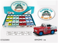 ST325993 - PULL BACK DIE CAST CAR WITH PATTERN