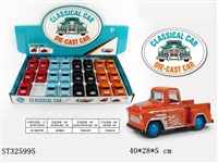 ST325995 - PULL BACK DIE CAST PICKUP TRUCK WITH PATTERN