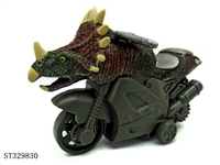 ST329830 - 惯性恐龙特技摩托车-仿真三角龙