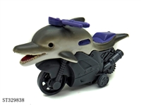 ST329838 - Friction Ocean Animal Stunt Motorcycle-Dolphin