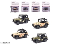 ST330628 - 1:55 PULL BACK DIE CAST JEEP