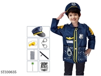 ST330635 - 儿童警察衣服套装
