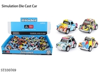 ST330769 - PULL BACK DIE CAST CLASSIC CAR