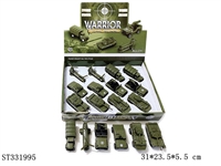 ST331995 - PULL BACK DIE CAST MILITARY CAR (12PCS/BOX)