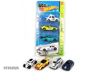 ST332525 - 1:64 SLIDING DIE CAST CAR (4PCS/CARD)