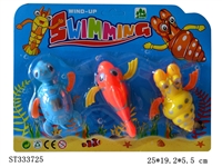 ST333725 - WIND-UP SWIMMING TOYS (3 KINDS/CARD)