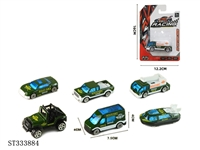ST333884 - 1:64 SLIDING DIE CAST MILITARY CAR (MIXED 6 KINDS)