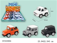 ST333994 - PULL BACK DIE CAST PICKUP TRUCK(MIXED 4 KINDS,12PCS/BOX)