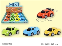 ST333997 - PULL BACK DIE CAST SPORTS CAR(MIXED 4 KINDS,12PCS/BOX)