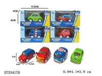 ST334170 - Single cartoon revenge alloy car (4 mixed models)