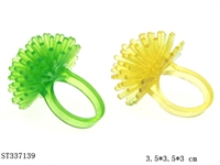 ST337139 - 毛刺戒指 塑料【无文字包装】