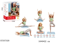 ST337320 - YOGA DOLL WITH 21 JOINTS AND YOGA MAT