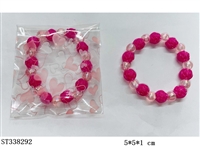 ST338292 - 玫瑰花饰品串珠手链