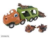 ST339176 - Dinosaur inertia small trailer (with sound and light)