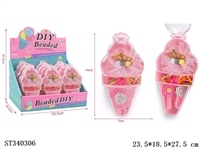 ST340306 - Girl Jewelry - Ice Cream Crown Hair Clip Jewelry Box